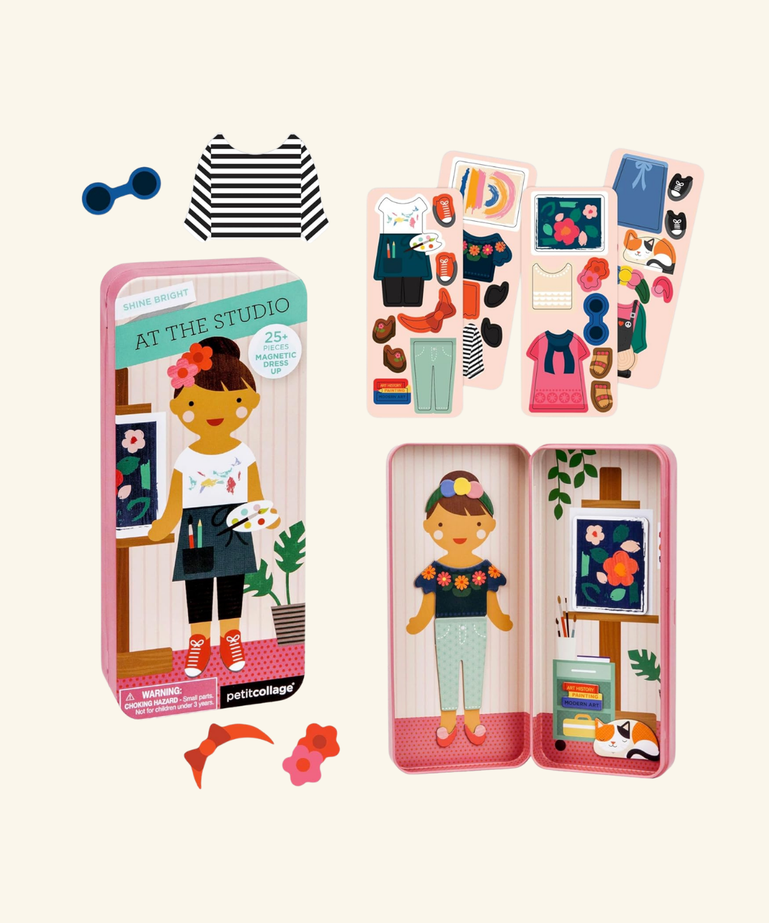 Magnetic Scene & Dress Up Kit - Travel Tin