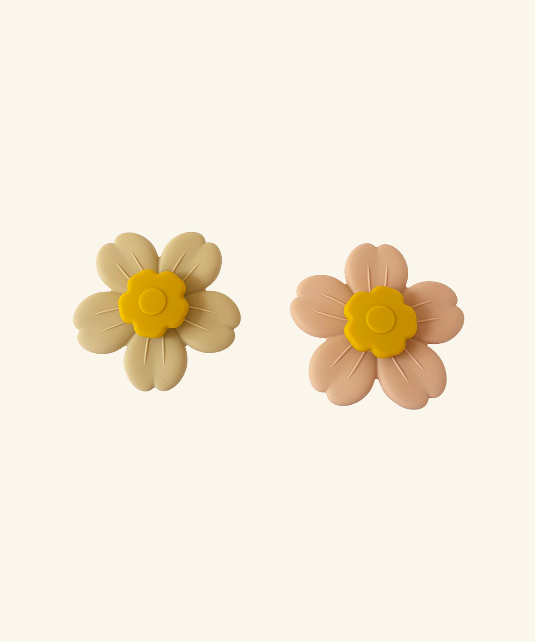 Silicone Fidget Spinner Set - Flowers