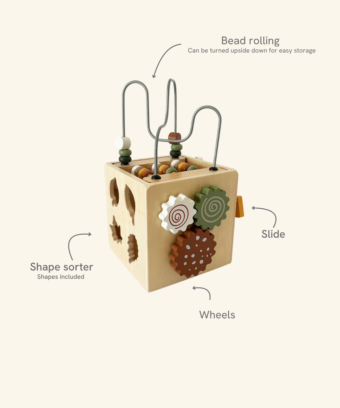 Wooden Forest Activity Cube