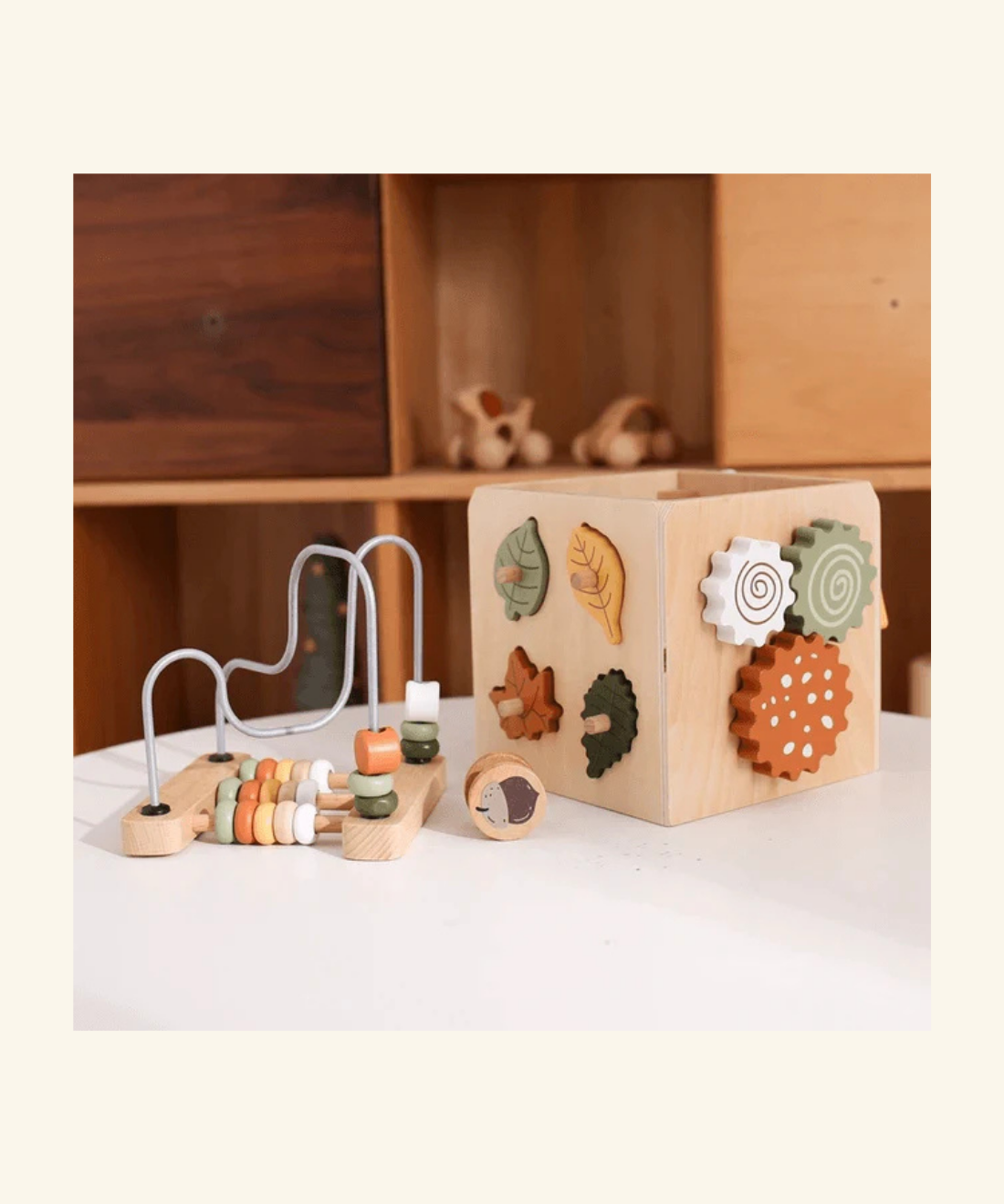 Wooden Forest Activity Cube