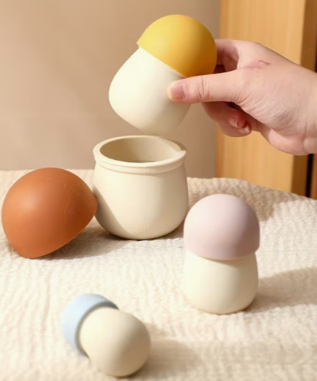 Silicone Nesting Mushroom Set