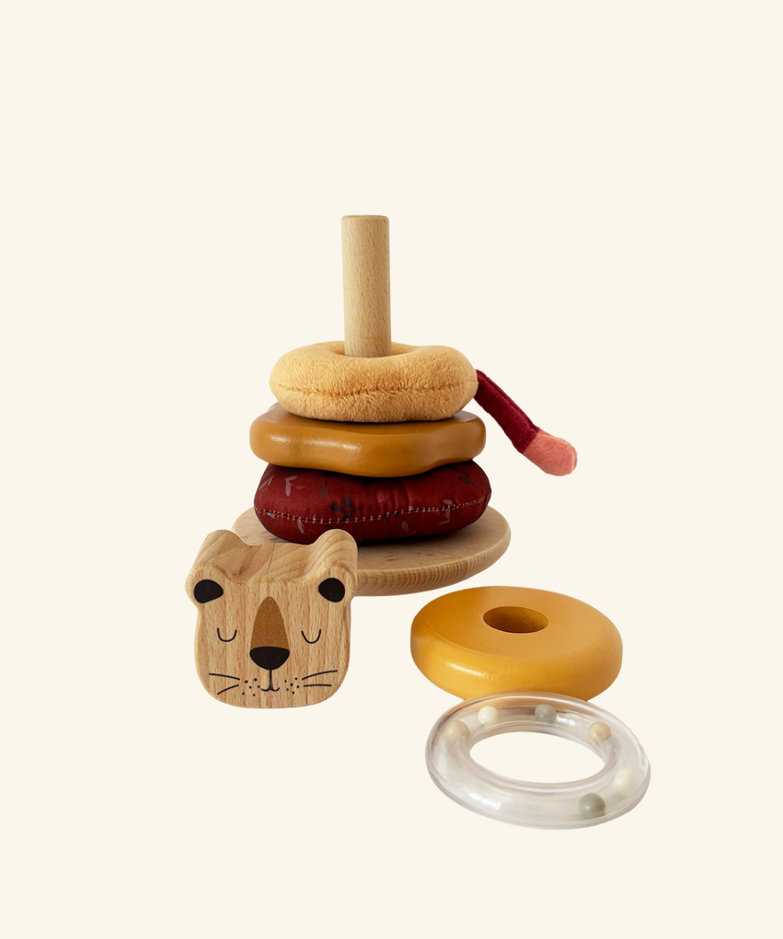 Sensory Lion Stacking Rings
