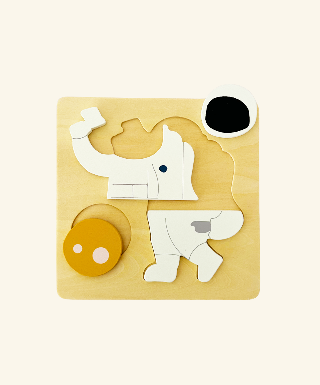 Wooden Space Puzzle - 4-Piece