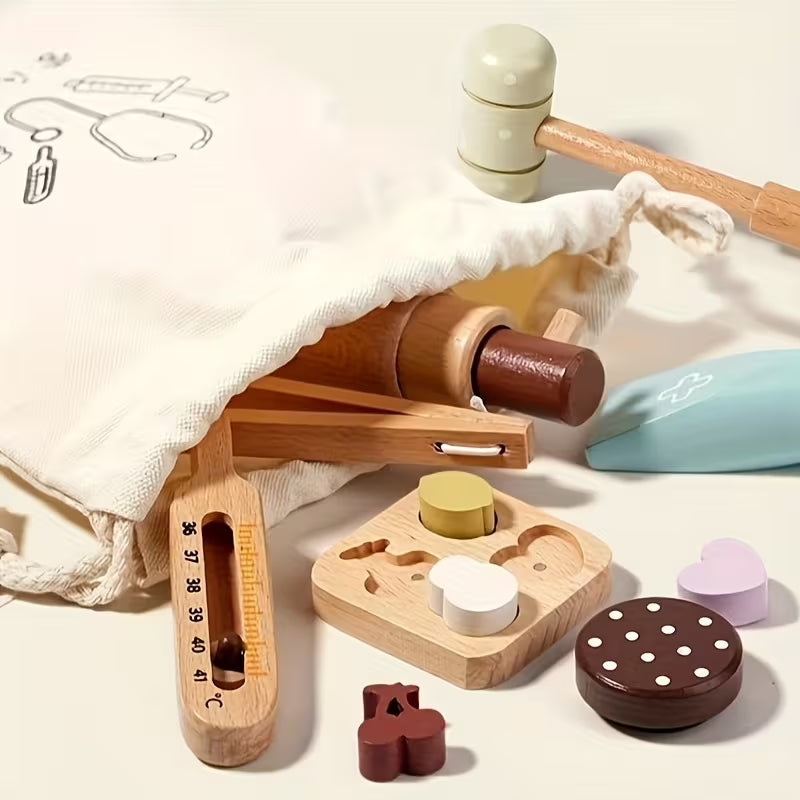 Wooden Doctor Kit