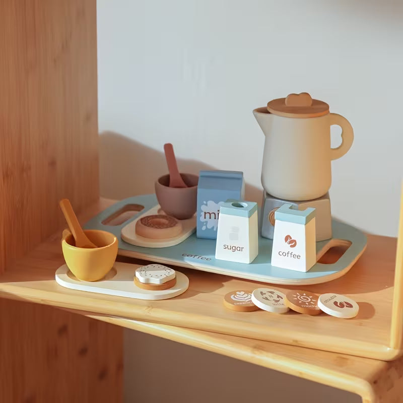 Silicone & Wood Tea Set