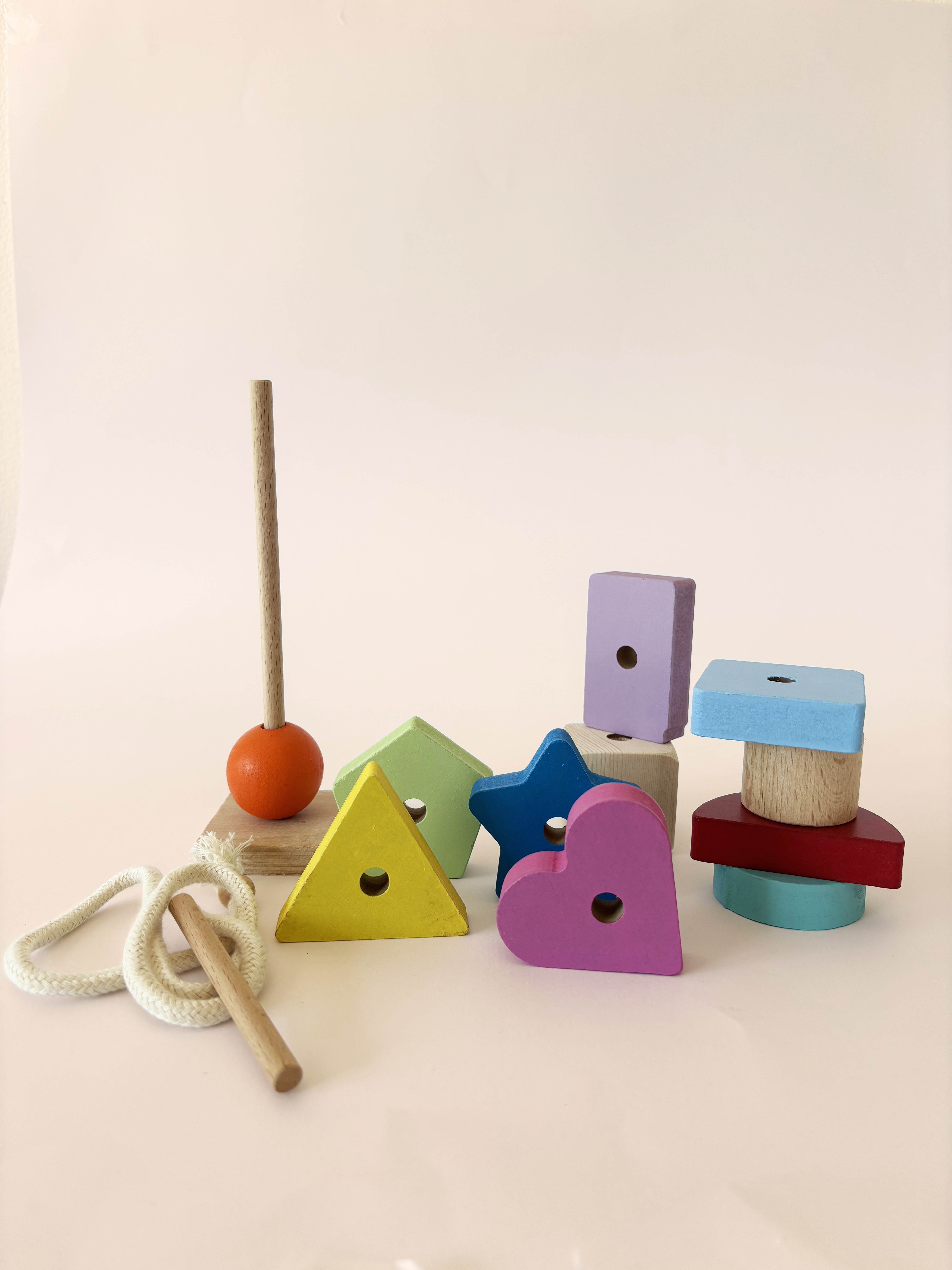 Shape Threading & Stacking Set (Beginner Lacing)