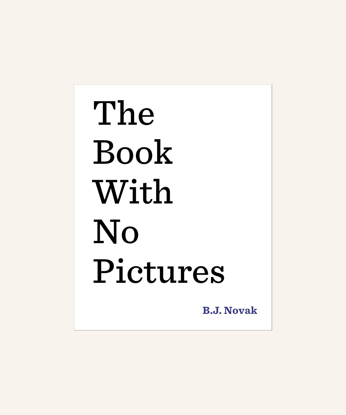Book with No Pictures