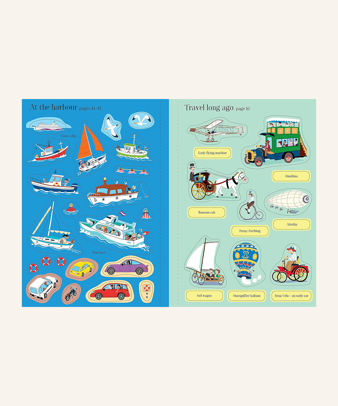 Usborne Travel Sticker Book