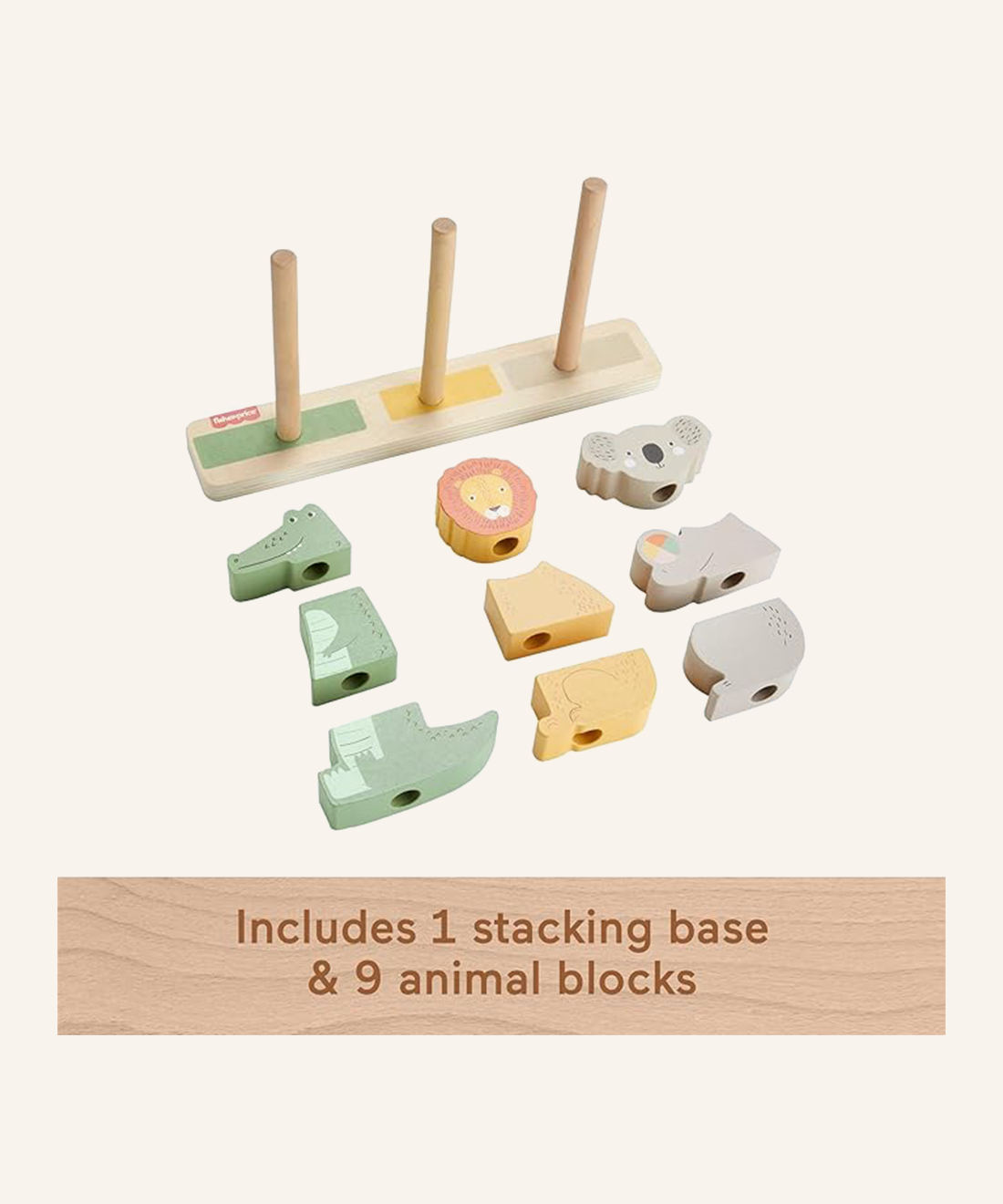 Safari Animal Stacking Puzzle