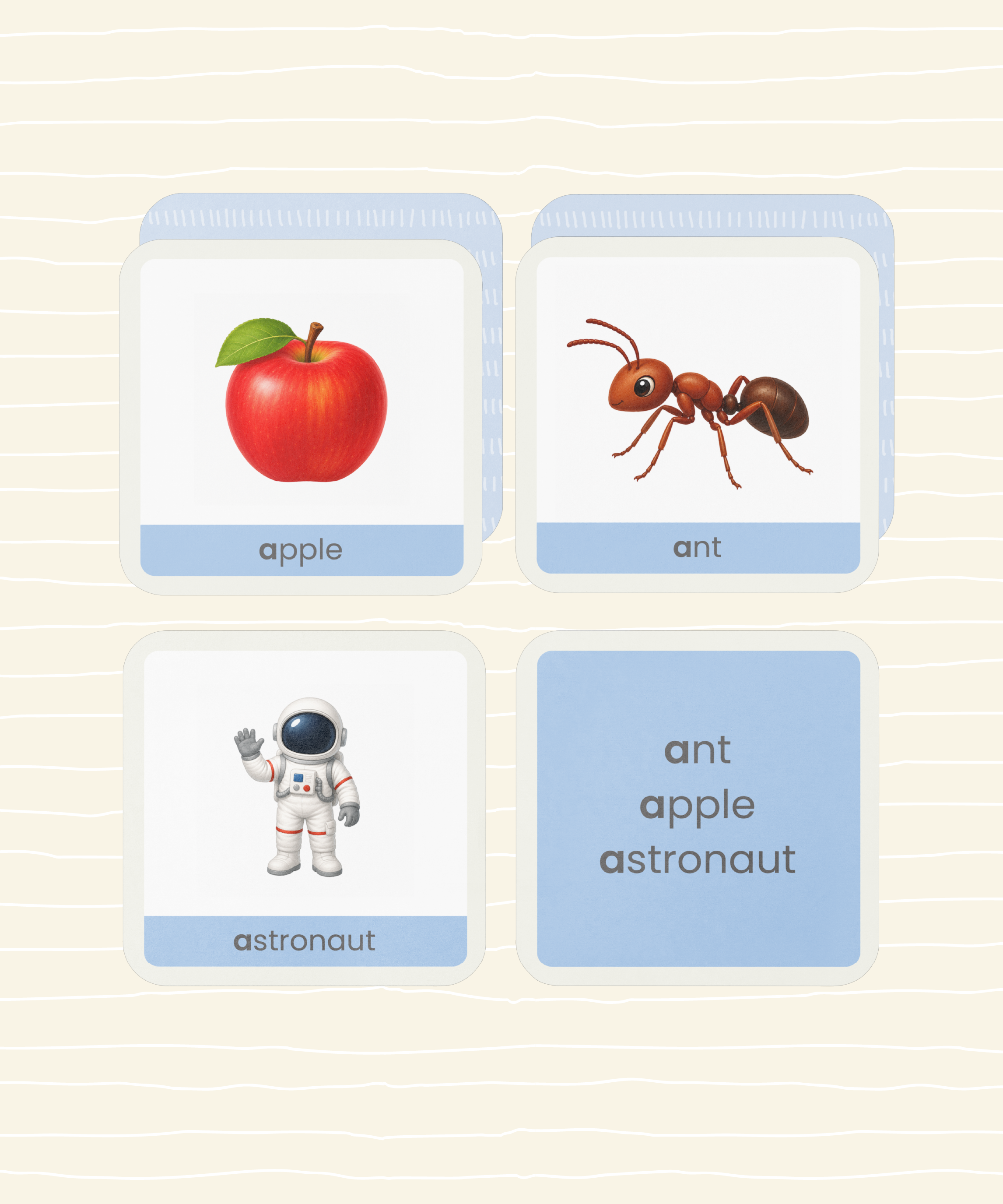 LOOSH Early Readers Phonics Flashcards