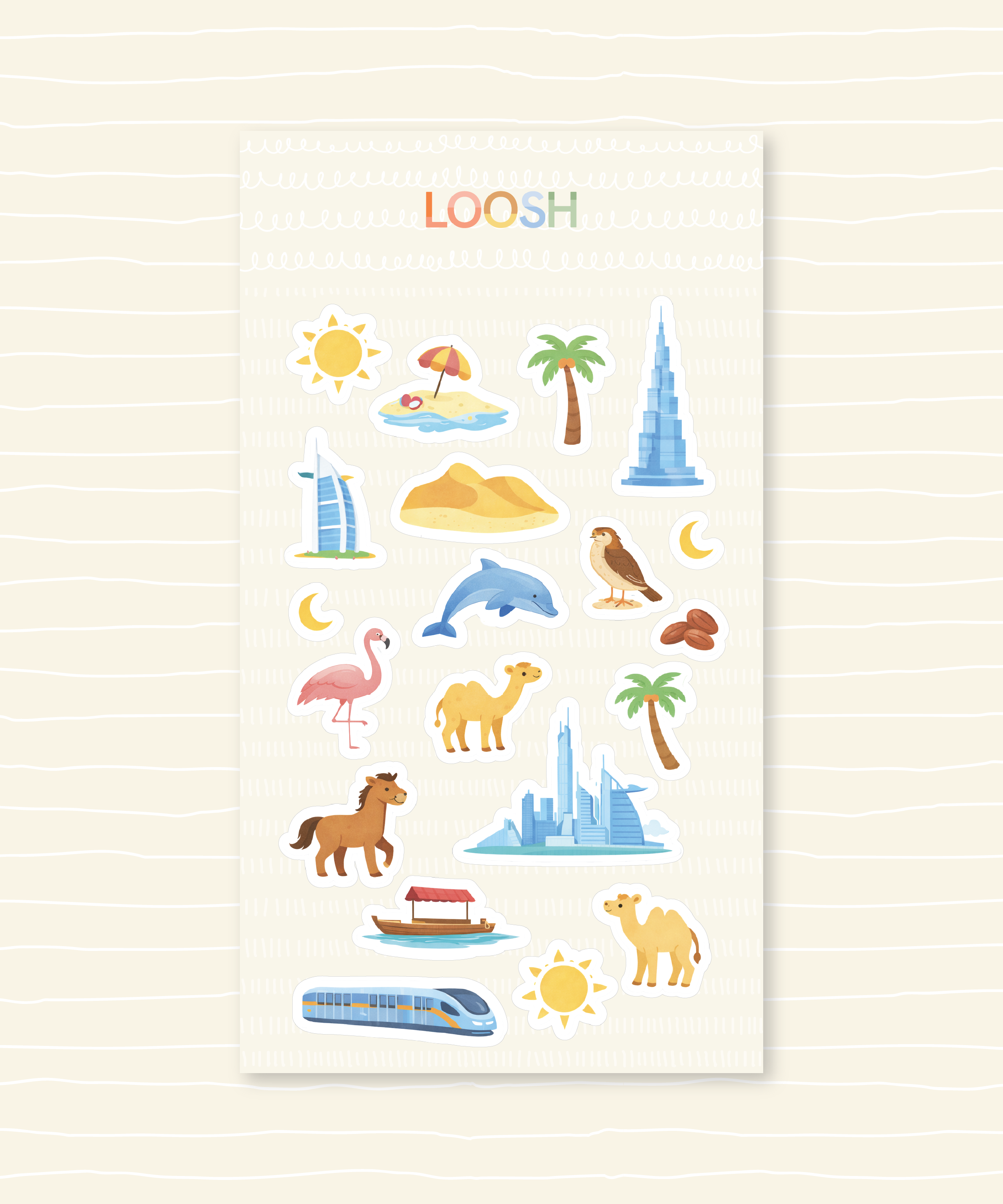LOOSH Puffy Stickers - Single Sheet