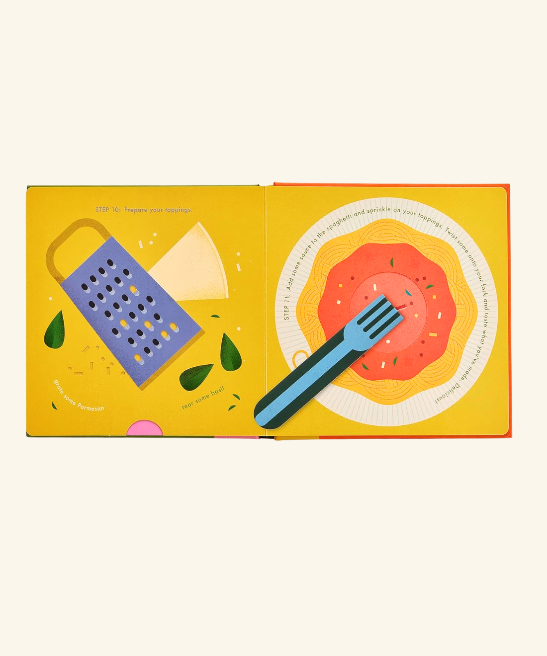 Cook A Book (Interactive Recipe Books For Toddlers)
