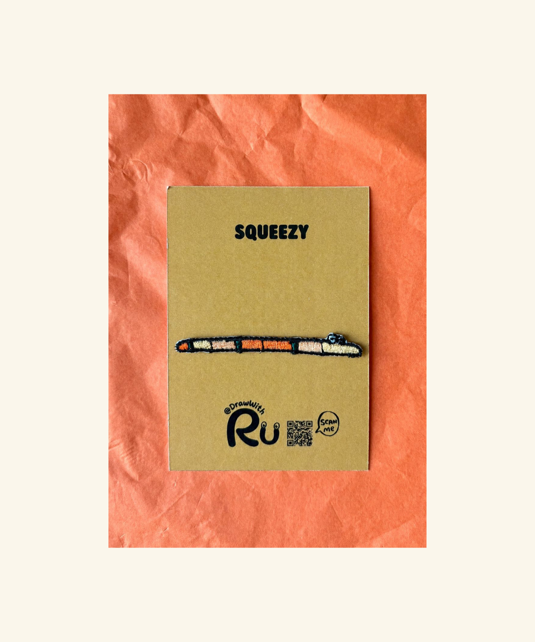 Ru β Embroidered Iron-On Patches