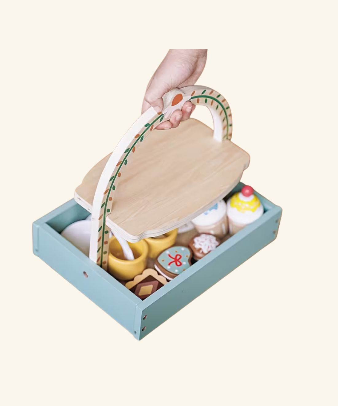 Wooden Garden Party Tea Set