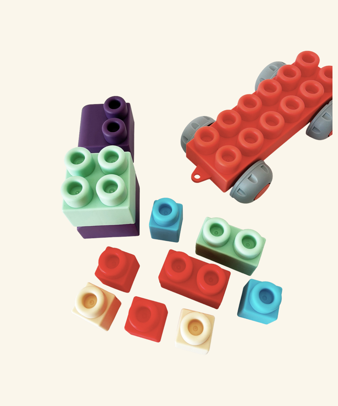 Lego & Train Set (Large blocks)