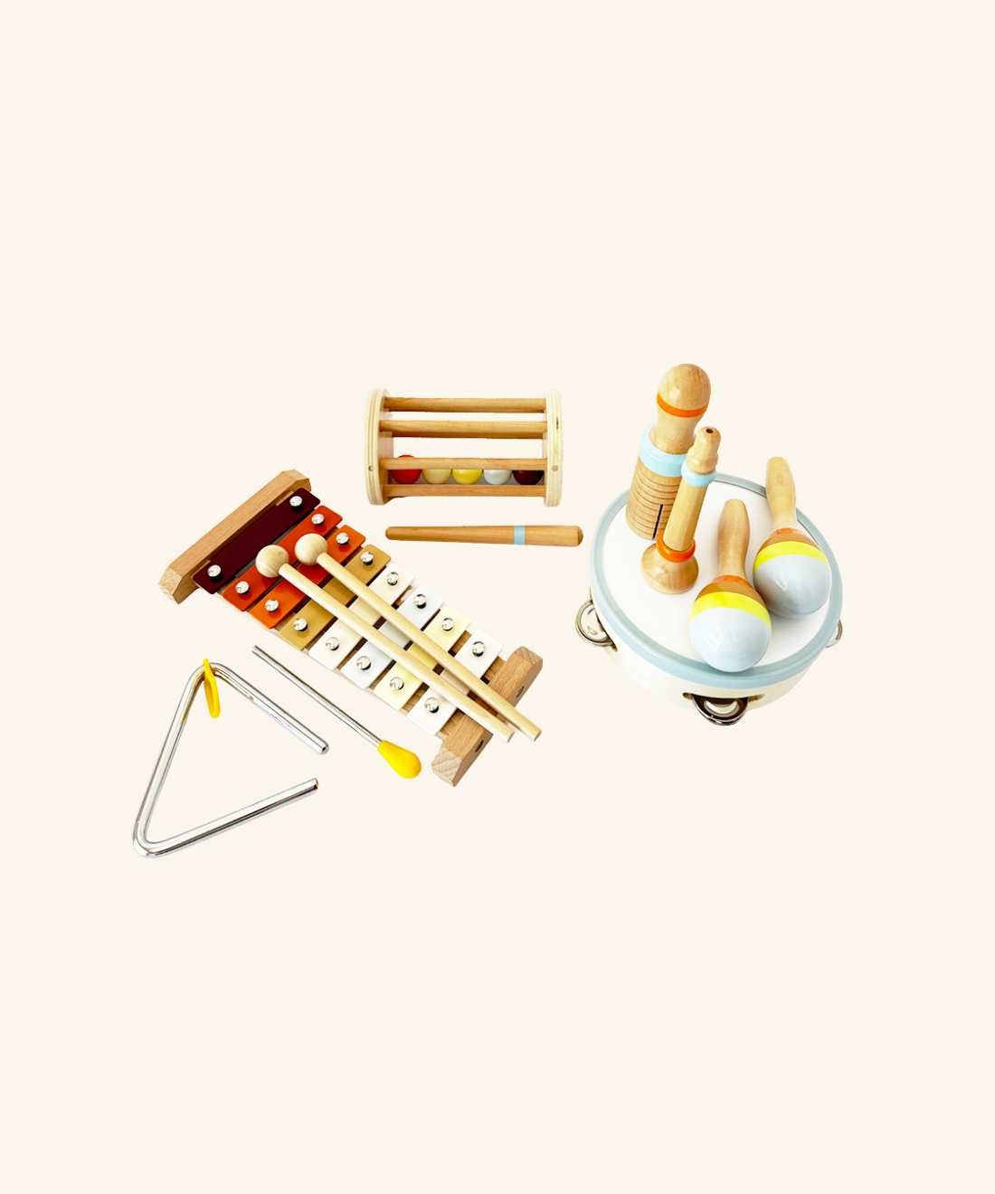 7-piece Wooden Music Set