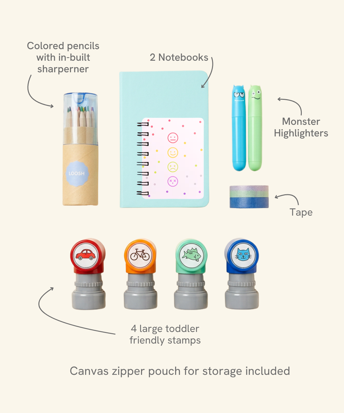 LOOSH On-The-Go Creativity Kit