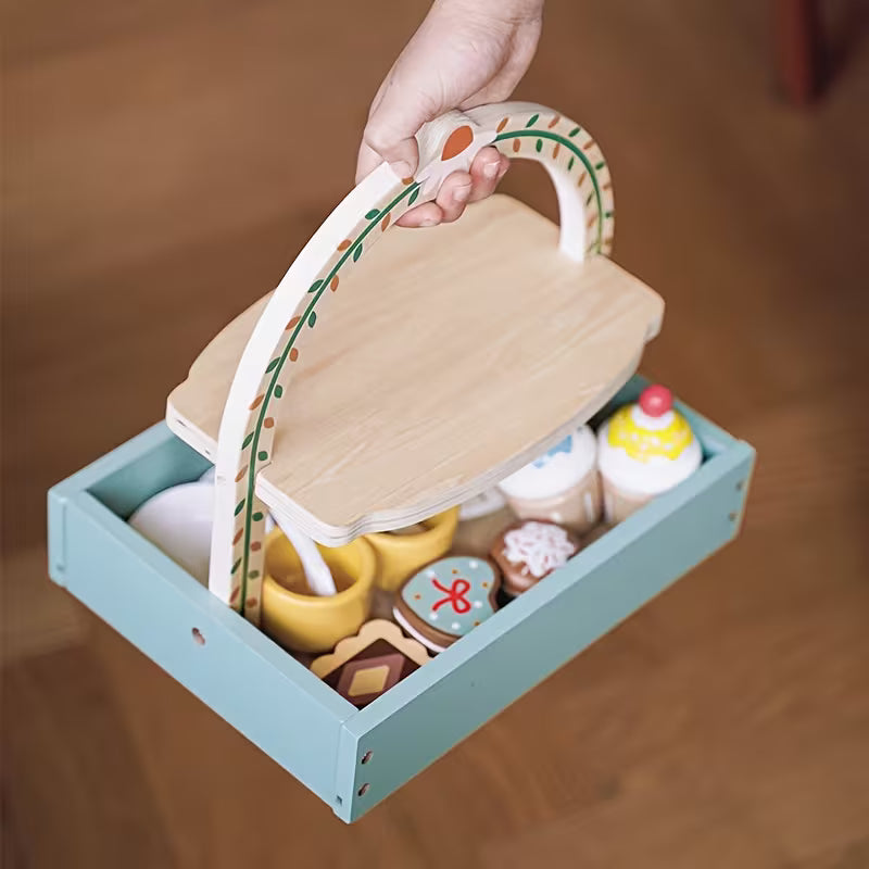 Wooden Tea Set
