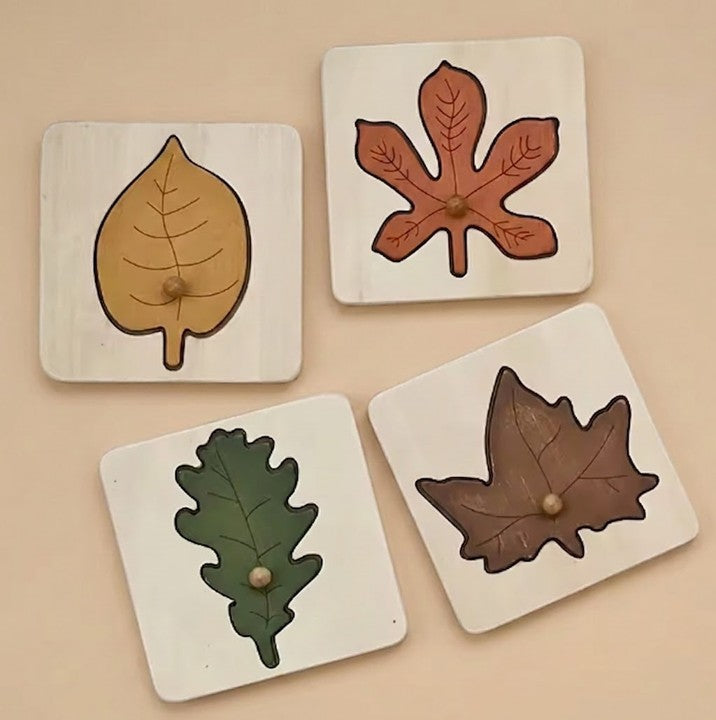 Leaf Puzzle Set - 4 Puzzle Set