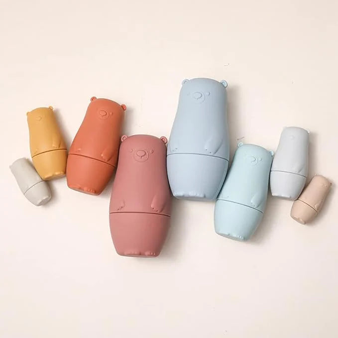 Silicone Matryoshka Nesting Bear Set