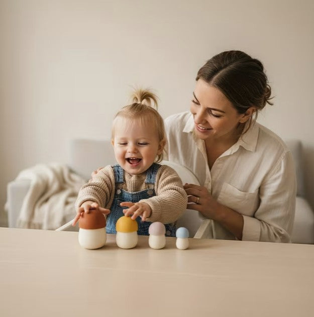 Silicone Nesting Mushroom Set