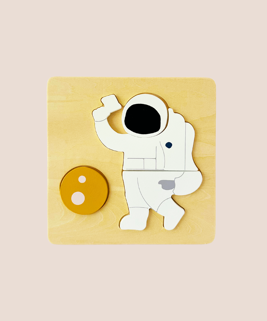 Wooden Space Puzzle - 4-Piece