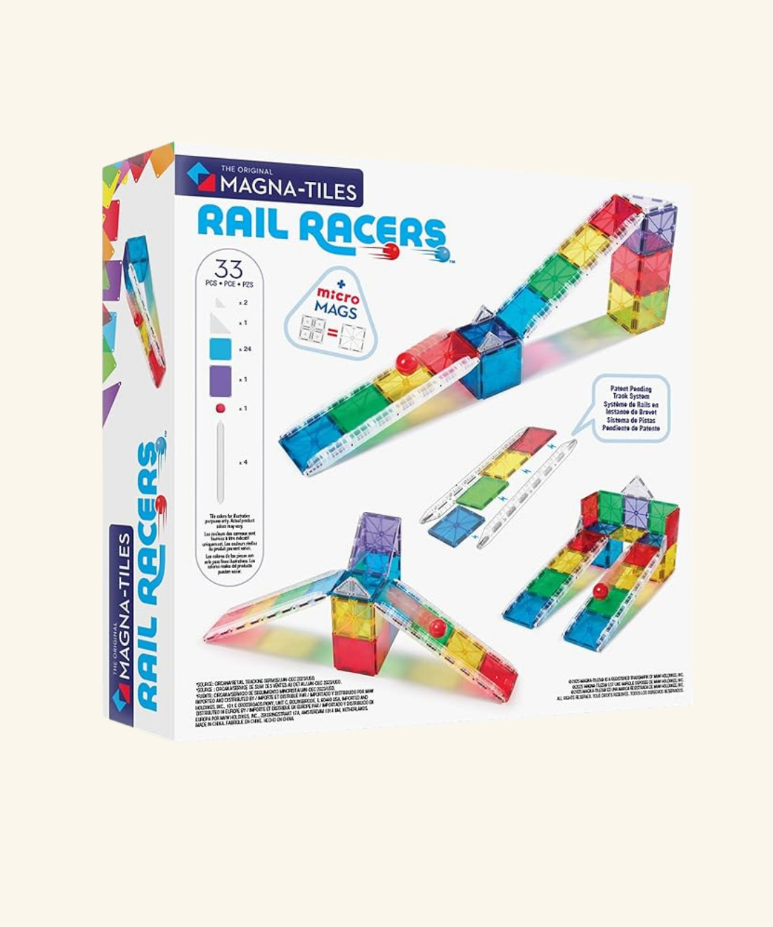 Magnatiles Roads & Cars