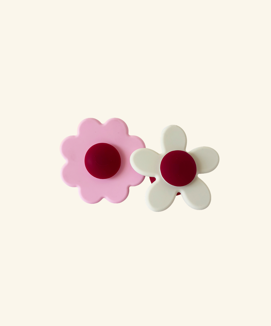 Silicone Fidget Spinner Set - Flowers