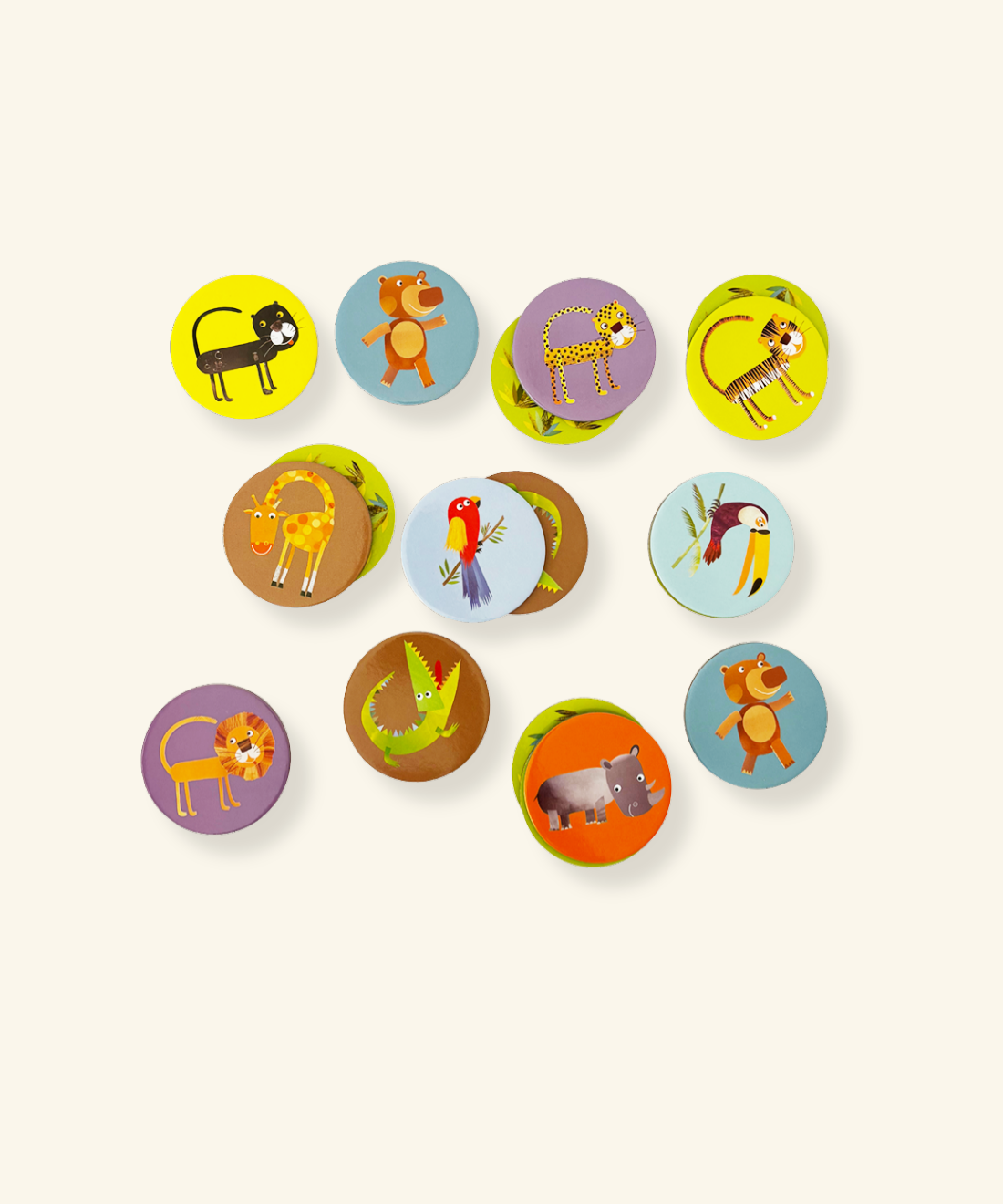 Animal Matching & Memory Tokens