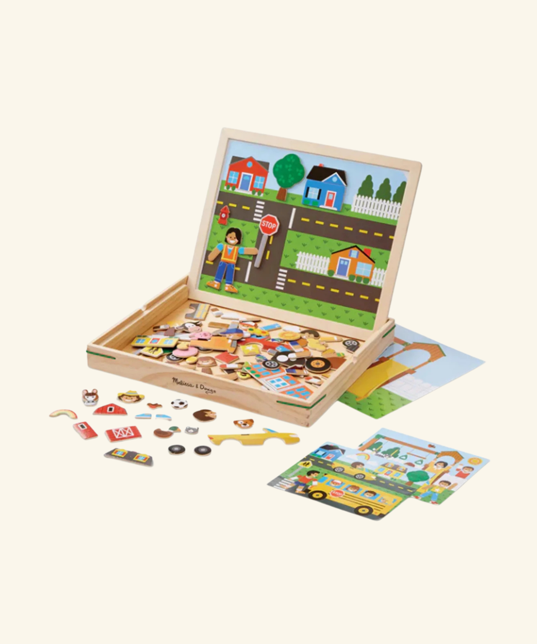 Melissa & Doug Wooden Magnetic Matching Box
