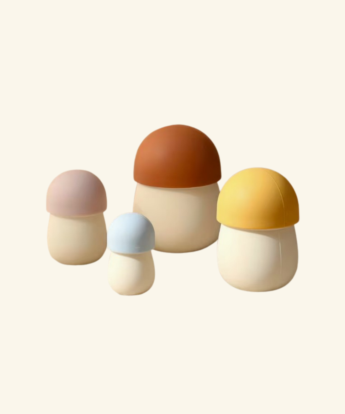 Silicone Nesting Mushroom Set