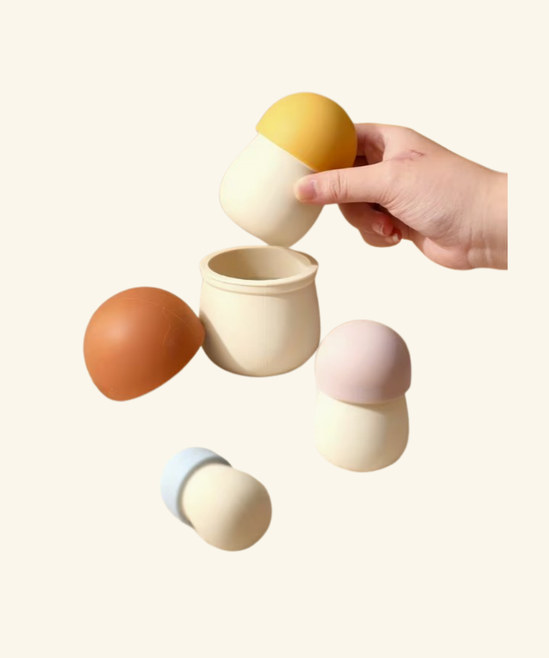 Silicone Nesting Mushroom Set