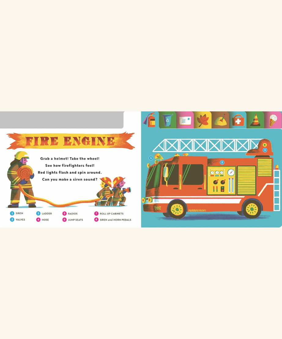 Touch A Truck (Lift The Flap Board Book)