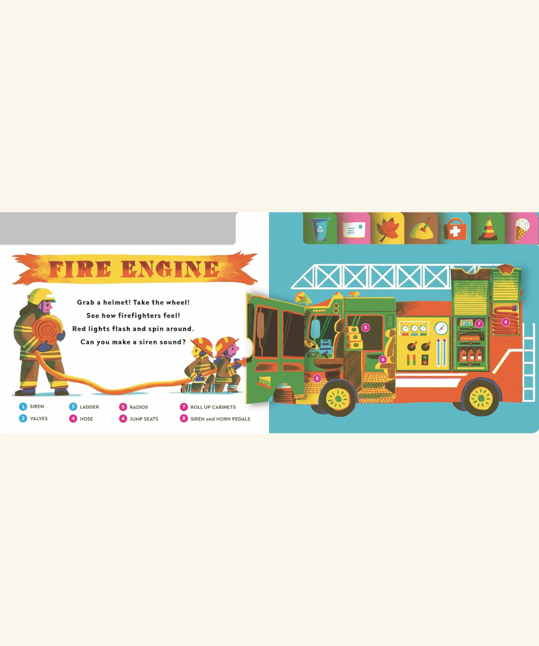 Touch A Truck (Lift The Flap Board Book)