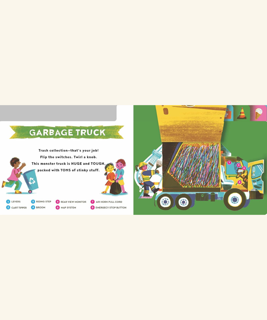 Touch A Truck (Lift The Flap Board Book)