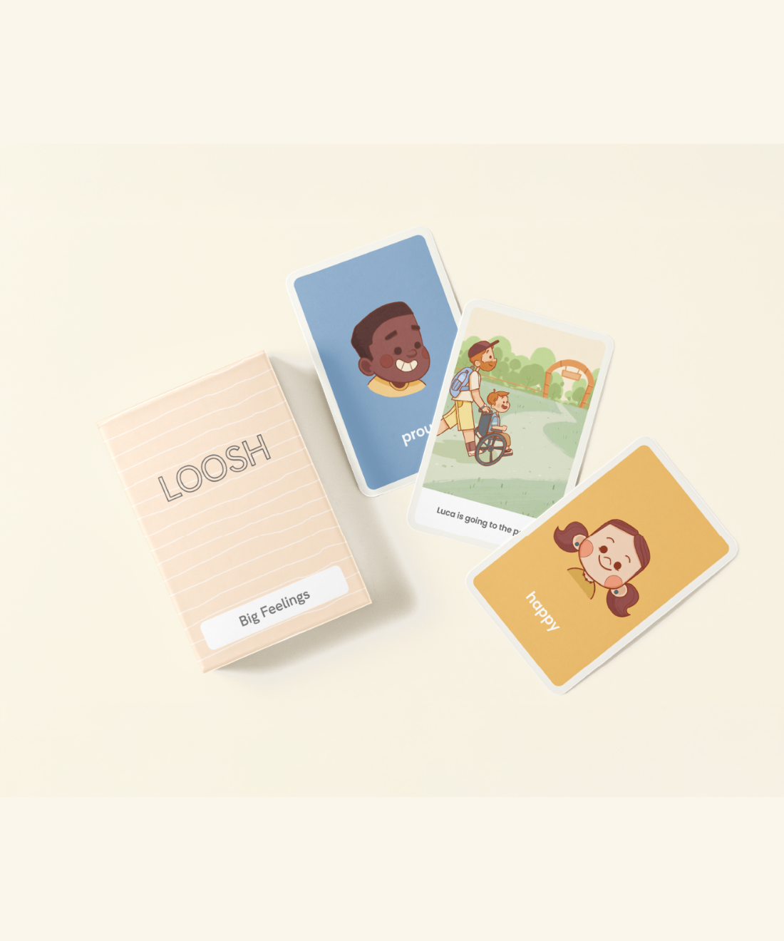 LOOSH Big Feelings Flashcard Set