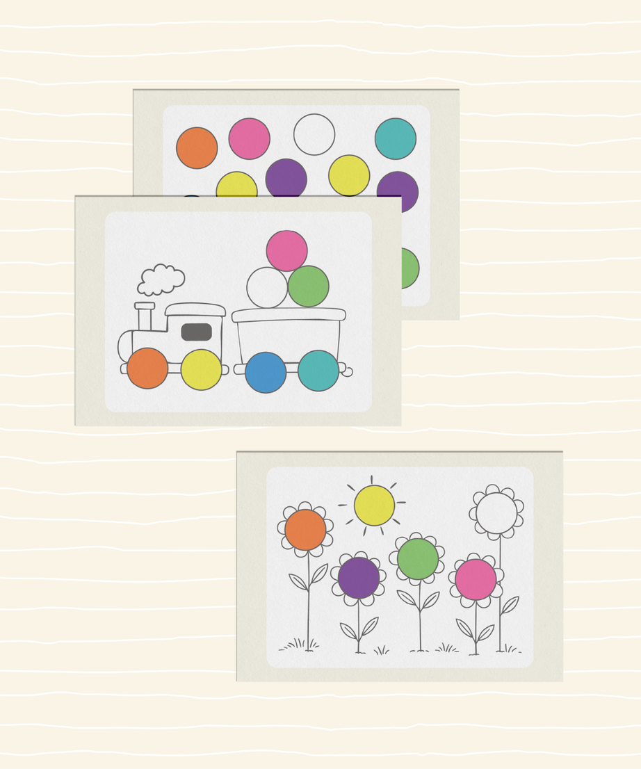 LOOSH Color Match Sticker Activity Book