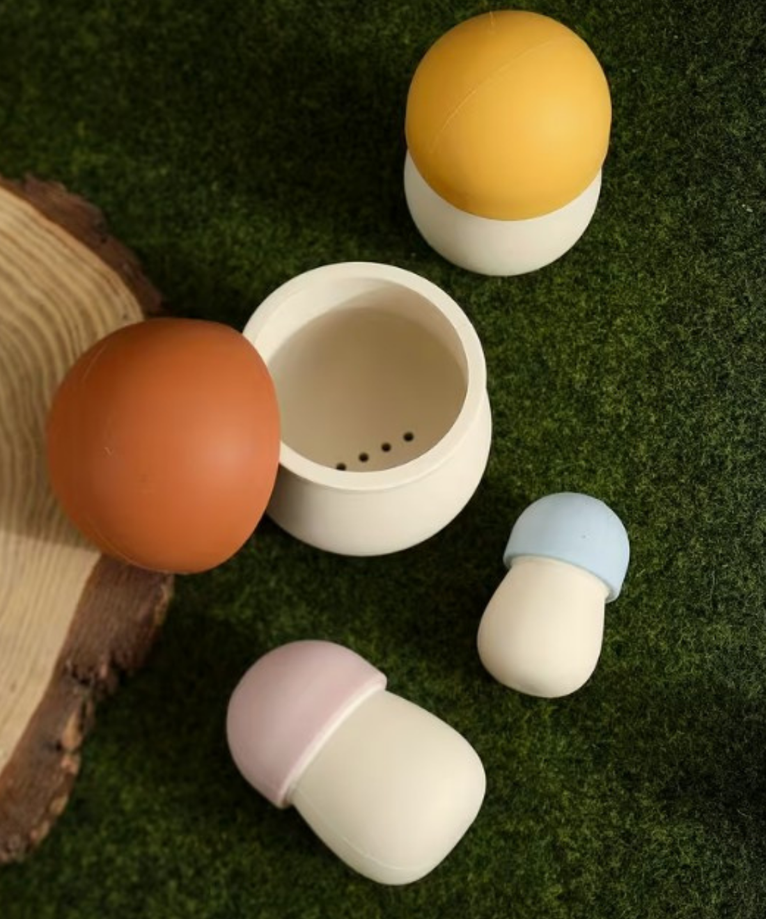 Silicone Nesting Mushroom Set