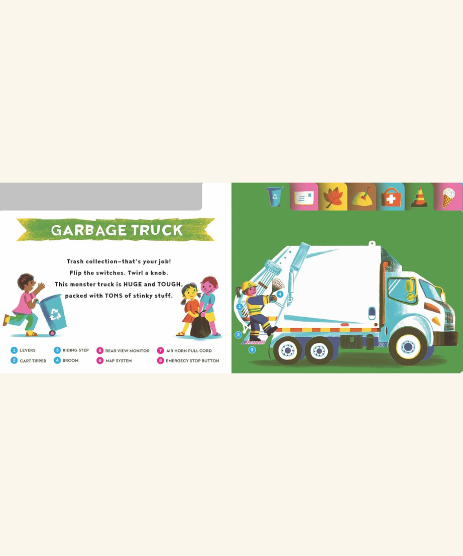 Touch A Truck (Lift The Flap Board Book)