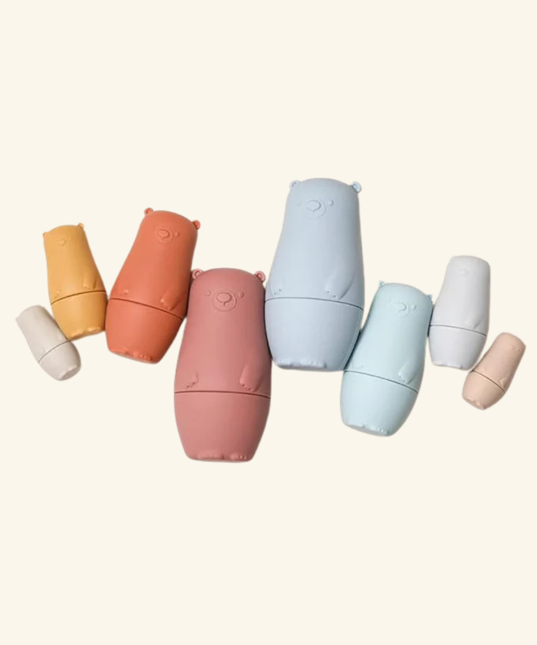 Silicone Matryoshka Nesting Bear Set