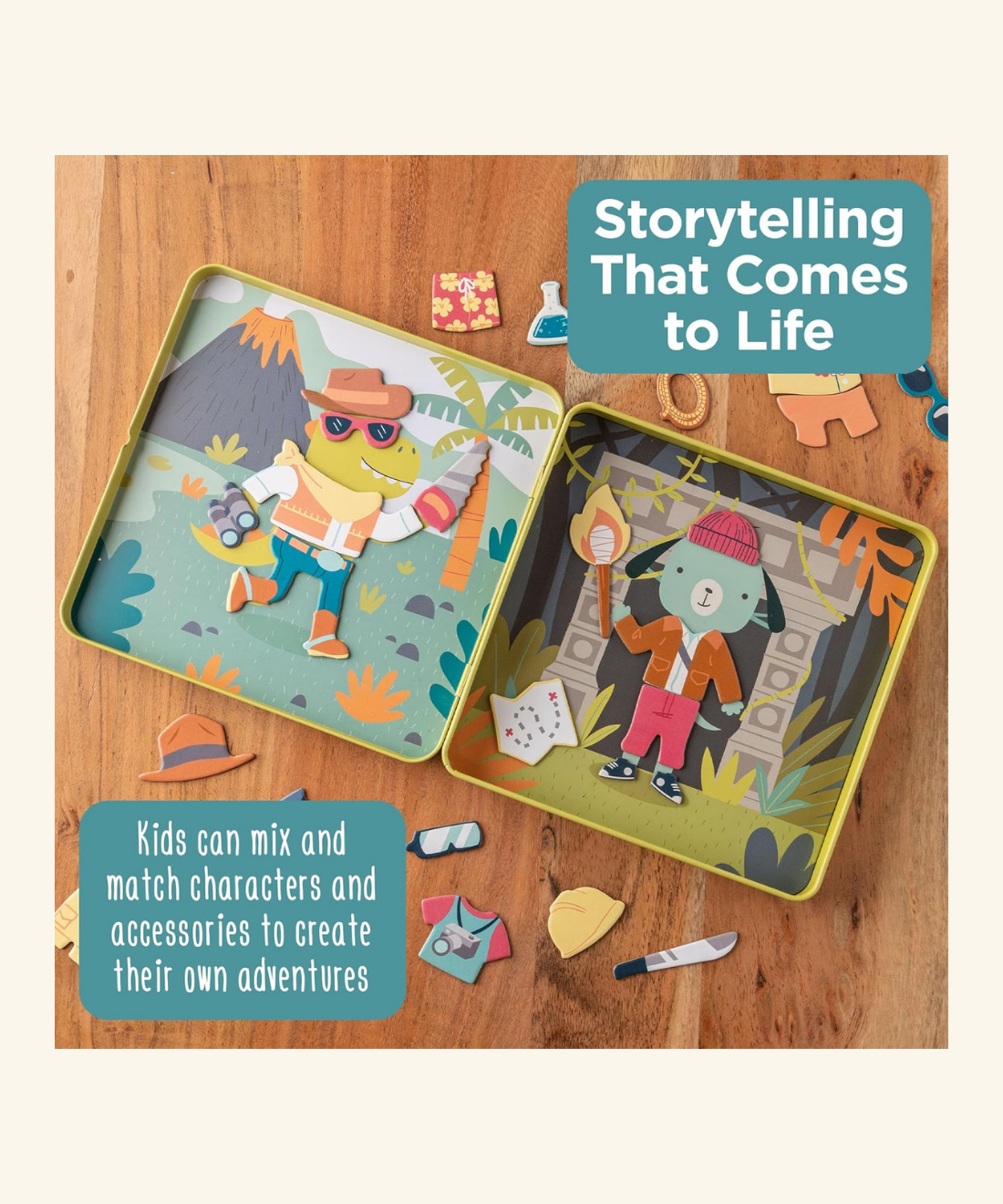 Magnetic Scene & Dress Up Kit - Travel Tin