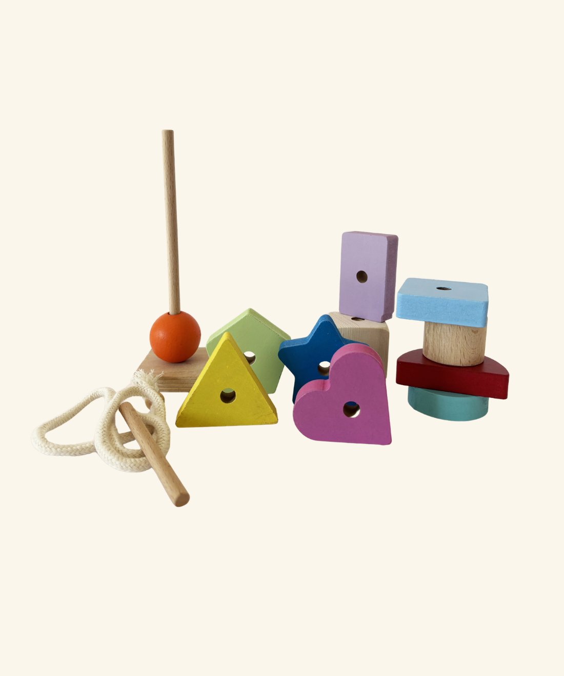 Shape Threading & Stacking Set (Beginner Lacing)