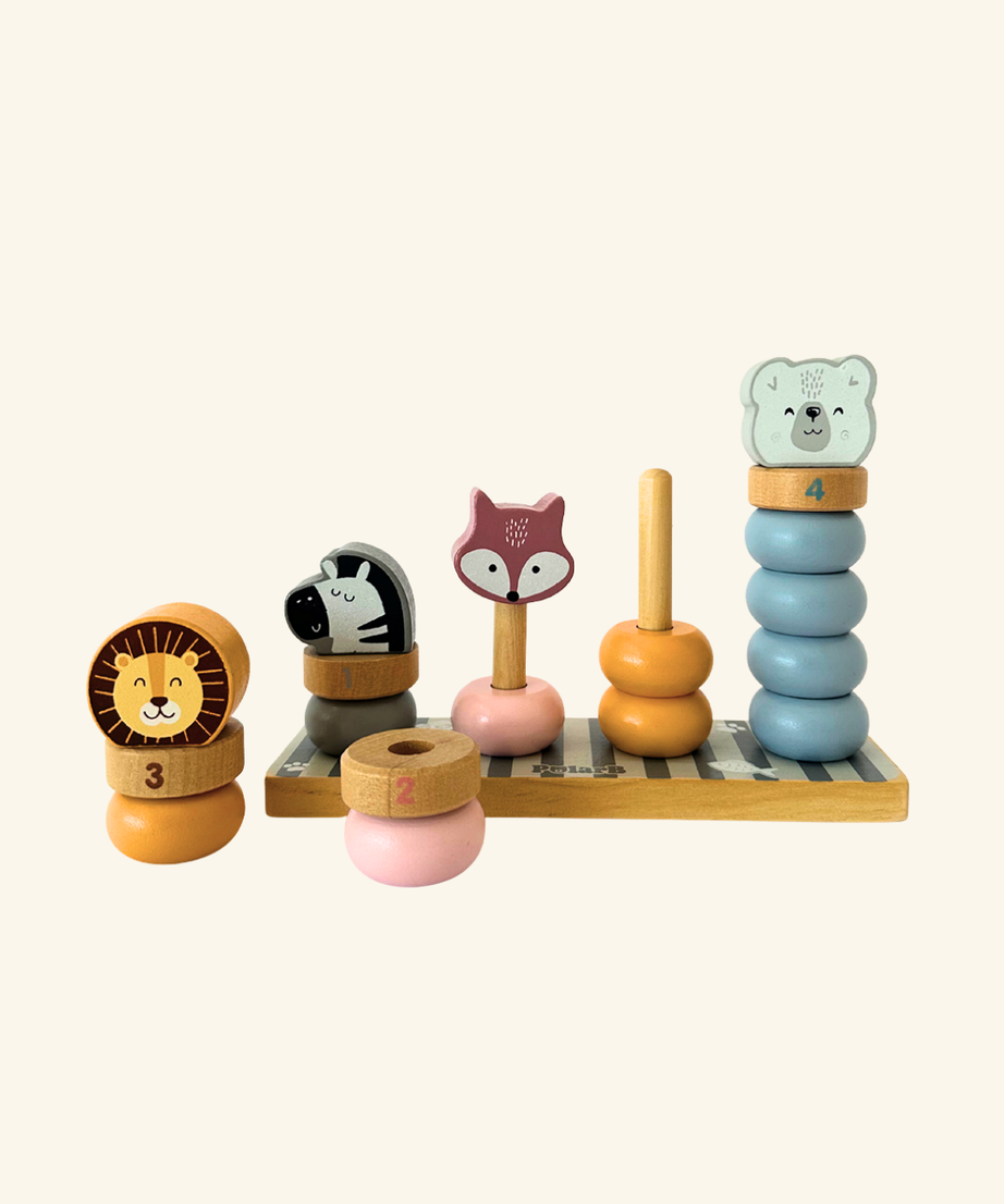 Animal & Numbers Stacking Puzzle