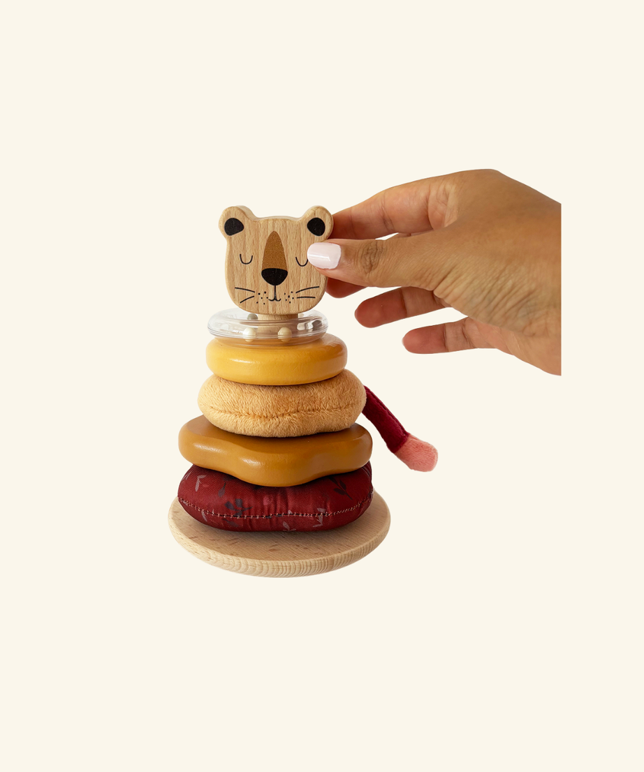 Sensory Lion Stacking Rings