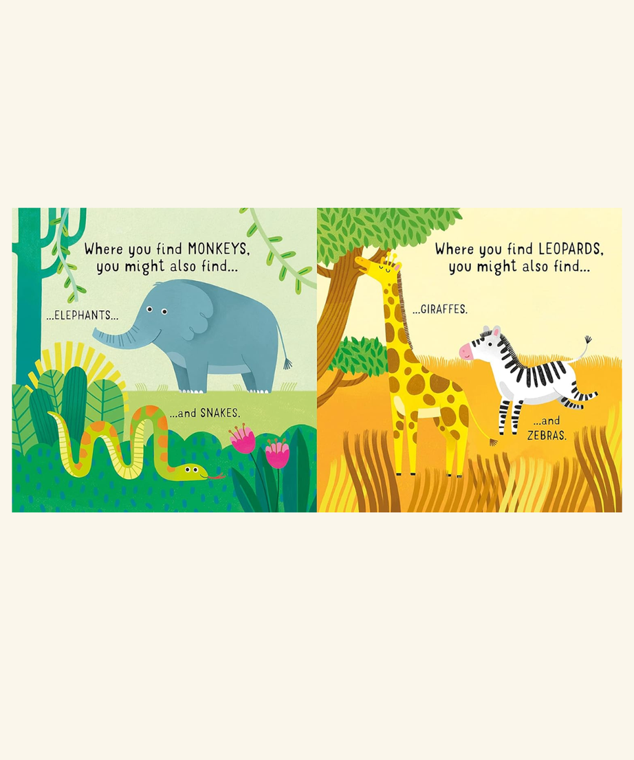 Usborne First Puzzles - Set of 4 4-piece puzzles & book