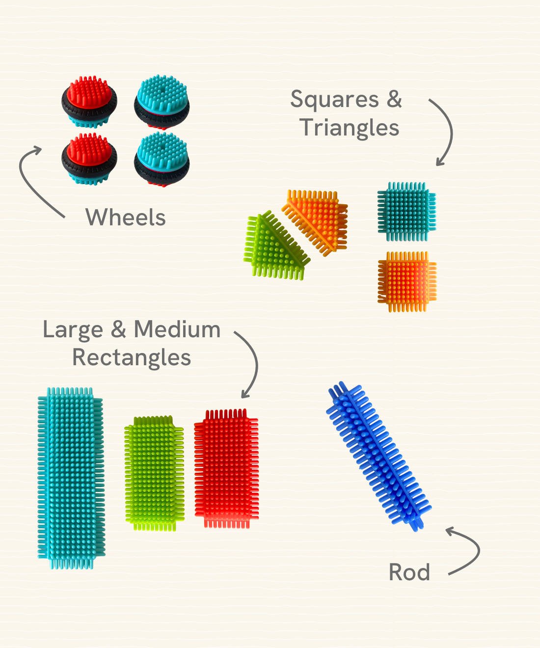 LOOSH Bristle Blocks