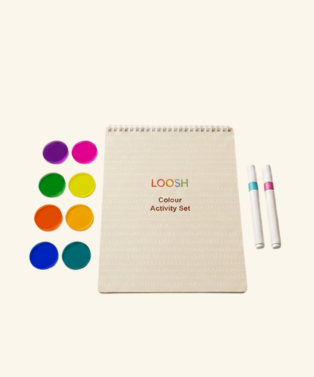 LOOSH Color Match Sticker Activity Book