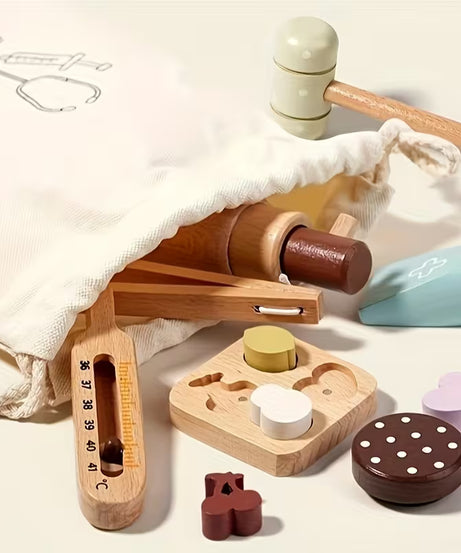 Wooden Doctor Kit