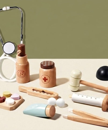 Wooden Doctor Kit