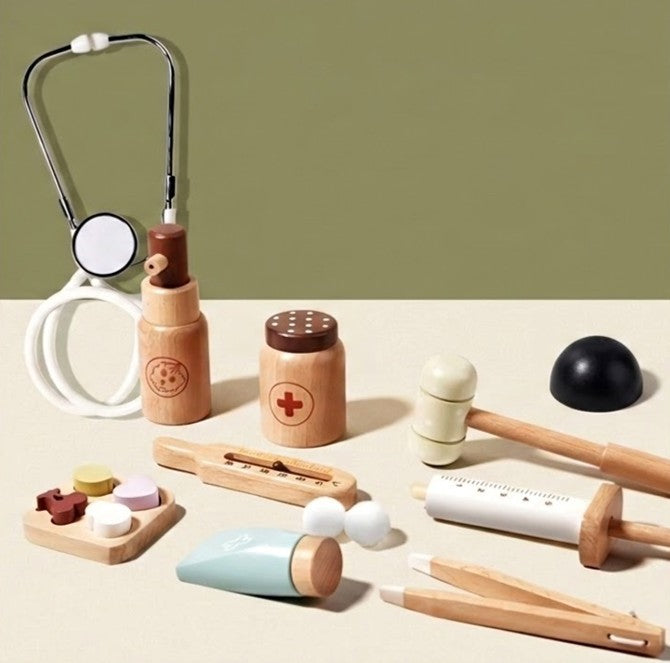Wooden Doctor Kit